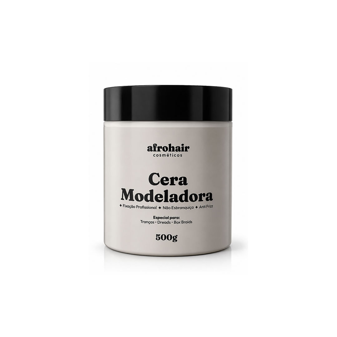 Cera Modeladora Afrohair 500g - Fixação Extra Forte para Tranças